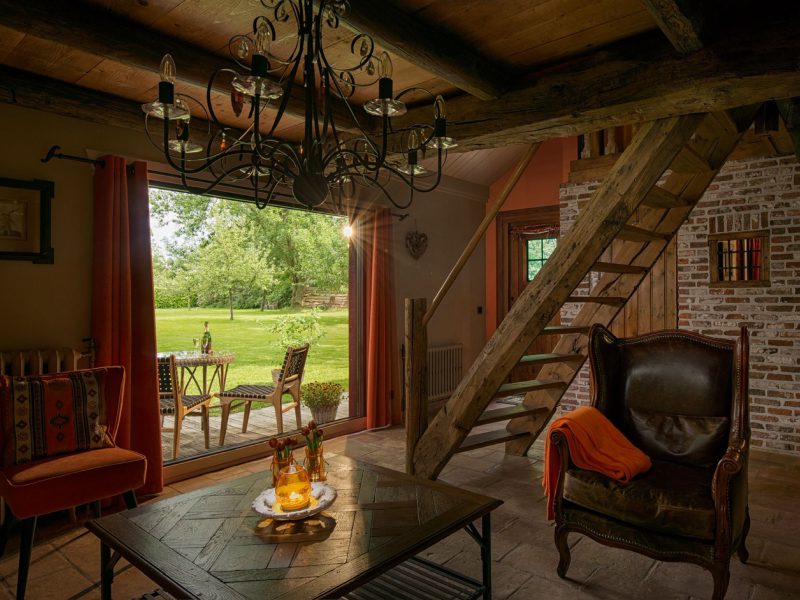 Vide en trap van de Molen Suite